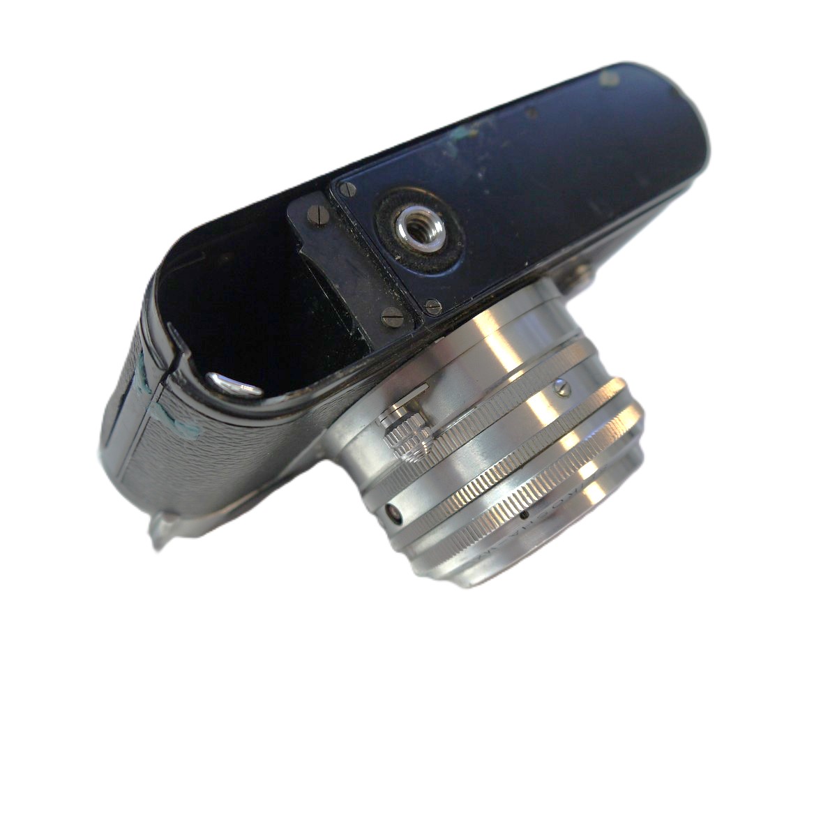 mwclassiccameras-20250919-30 Aires 35 IIIC 35mm Coupled Rangefionder Camera with 4.5cm f1.9 Coral lens. FOR REPAIR/RESTORATION/SPARE PARTS