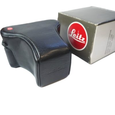 Leitz black leather ER case for the R4/R5/R6/R6.2 + Leitz Box