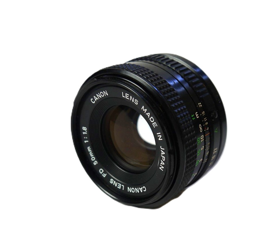 mwclassiccameras-20250919-63 Canon 50mm f1.8 FD mount manual focus lens + Canon Front cap