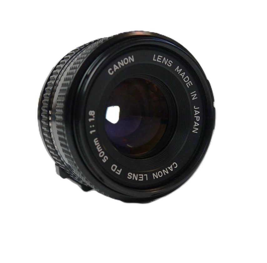 mwclassiccameras-20250919-65 Canon 50mm f1.8 FD mount manual focus lens + Canon Front cap