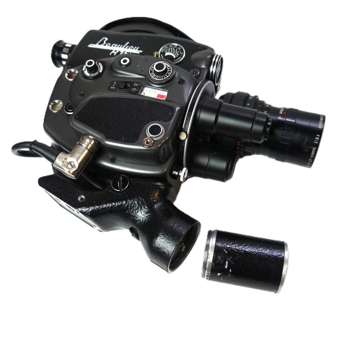 Beaulieu R16 Battery Motorised 16mm Reflex camera + Angenieux 17