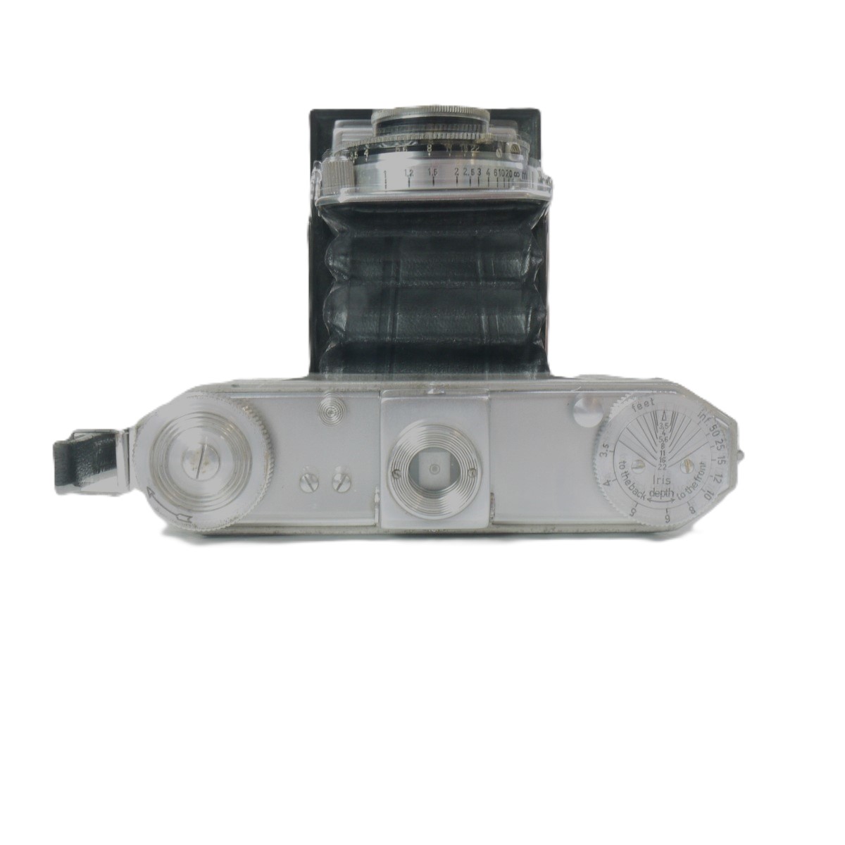 mwclassiccameras-20250926-116 Kodak Duo 620 6x4.5 on 620 folding camera with Albada finder & 7.5cm f3.5 Anastigmat lens in Compur shutter