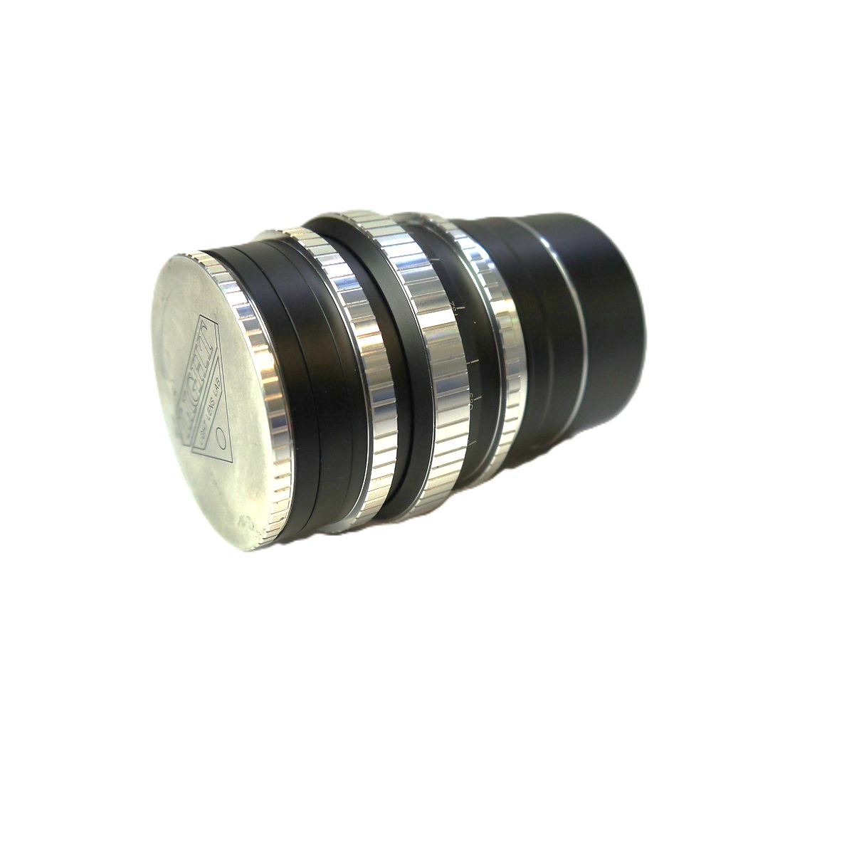 mwclassiccameras-20250926-34 Light Lens Lab 50mm f1.5 Type Z21 black barrel len with Chrome rings ("Piano Black") in Leica M Mount. High quality lens, based pon the Angenieux 50mm f1.5 Type S21. With Caps, case, Instructions & Box. From a limited suply of 999 lenses