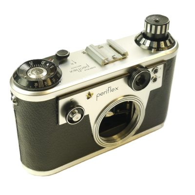 Corfield Periflex Gold Star 35mm Camera, Leica, L39 screw mount, with Periscope focusing system. NON-WORKING SHUTTER/WIND-ON. Uncommon camera, worth repairing