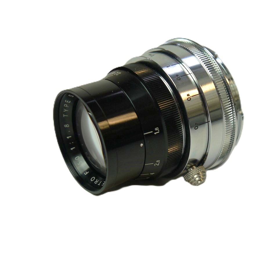 mwclassiccameras-20250926-69 Super Cine Retro 50mm f1.8 Type S1 DELUXE VERSION, Leica M mount lens (No.100025). Claimed to be made from FRENCH SOURCED GLASS in China as a replica of the Angenieux 50mm f1.8 Type S1 Rare lens. With Lens hood, front & rear caps, Numbered Certificate, leather case & Box. From a Limited Production of a few hundred only