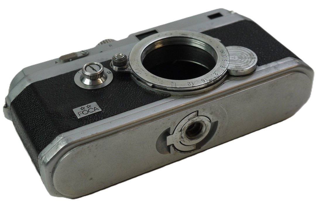 mwclassiccameras-20251010-140 Foca 2 Star Leica Copy body. Unusual version with slow speeds dial on front