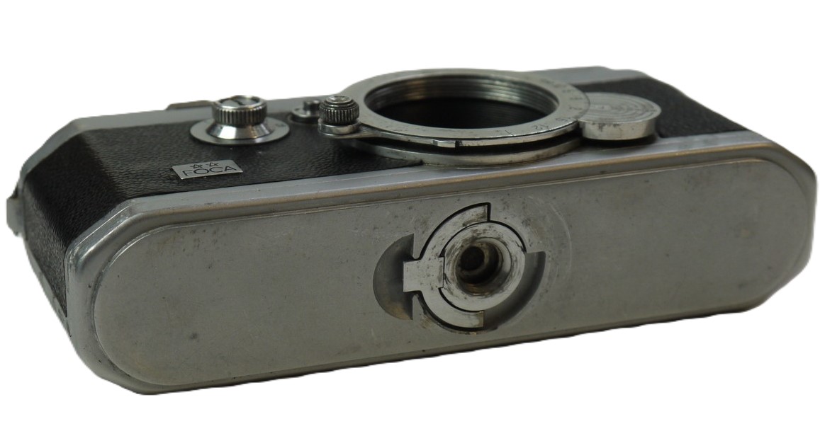 mwclassiccameras-20251010-143 Foca 2 Star Leica Copy body. Unusual version with slow speeds dial on front