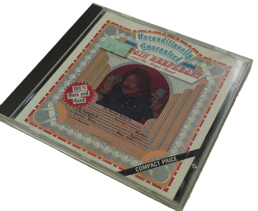 mwclassiccameras-20251010-48 Captain Beefheart & The Magic Band - Unconditionally Guaranteed CD Album c1974/1987. Virgin Records. CDV2015