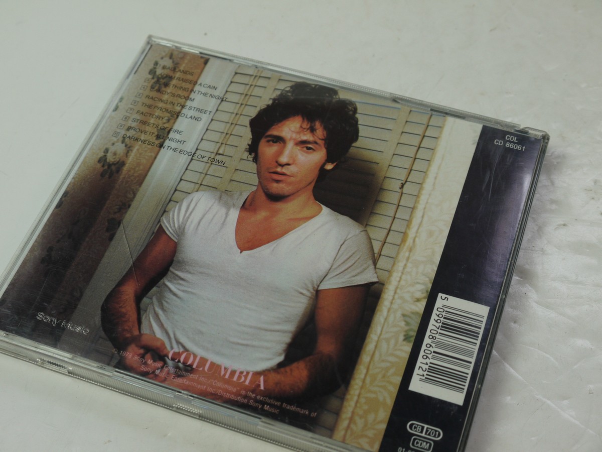 mwclassiccameras-20251010-68 Bruce Springsteen - Darkness on the Edge of Town CD Album c1978. With Booklet. Colombia CD 86061