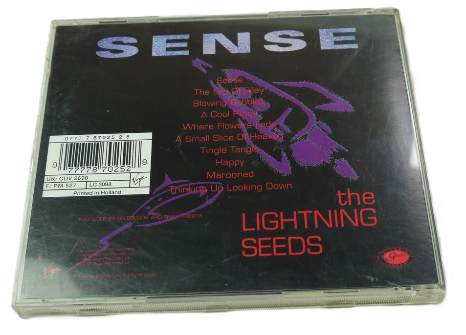 mwclassiccameras-20251010-74 The Lightning Seeds - Sense CD Album c1992. With Booklet. Virgin Records CDV 2690