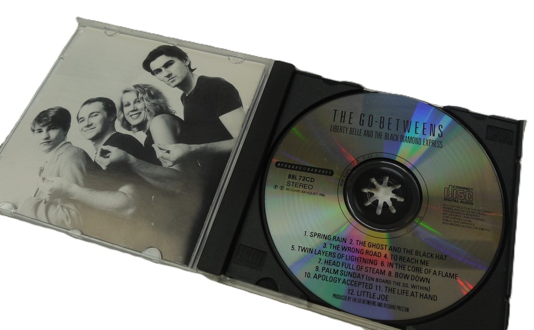 mwclassiccameras-20251010-76 The Go-Betweens - Liberty Belle And The Black Diamond Express CD Album c1986. With Booklet. Beggars Banquet BBL72CD