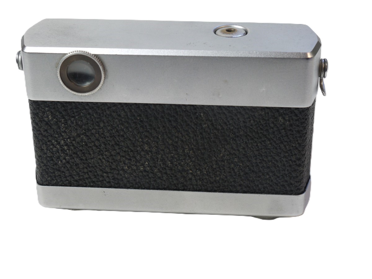 mwclassiccameras-20251024-11 Werra I 35mm Viewfinder Camera c1950's (Straight-Edged shape) with 50mm f2.8 Tessar fixed lens + Werra Reversible Lens Hood & Hoya 30.5mm Screw-in Skylight 1A filter