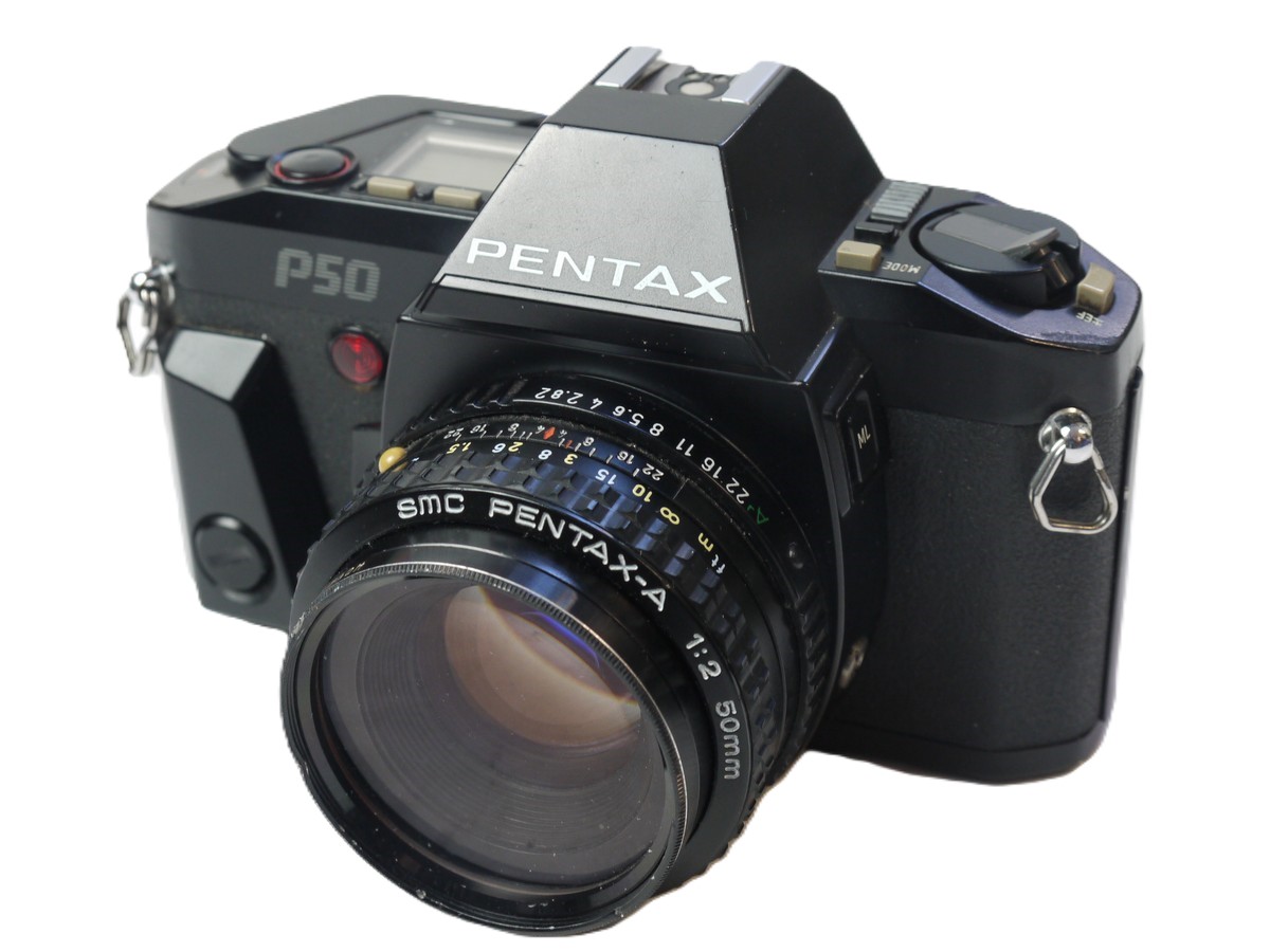mwclassiccameras-20251024-221 Pentax P50 35mm SLR c1987 + 50mm f2 SMC Pentax-A lens & Hoya skylight 1A filter
