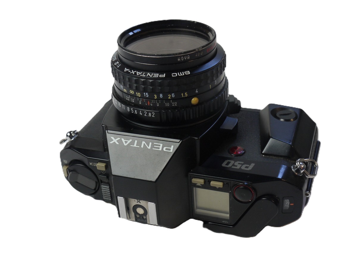 mwclassiccameras-20251024-223 Pentax P50 35mm SLR c1987 + 50mm f2 SMC Pentax-A lens & Hoya skylight 1A filter