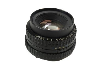 Pentax 50mm f2 SMC Pentax-A PK-A mount lens + Caps