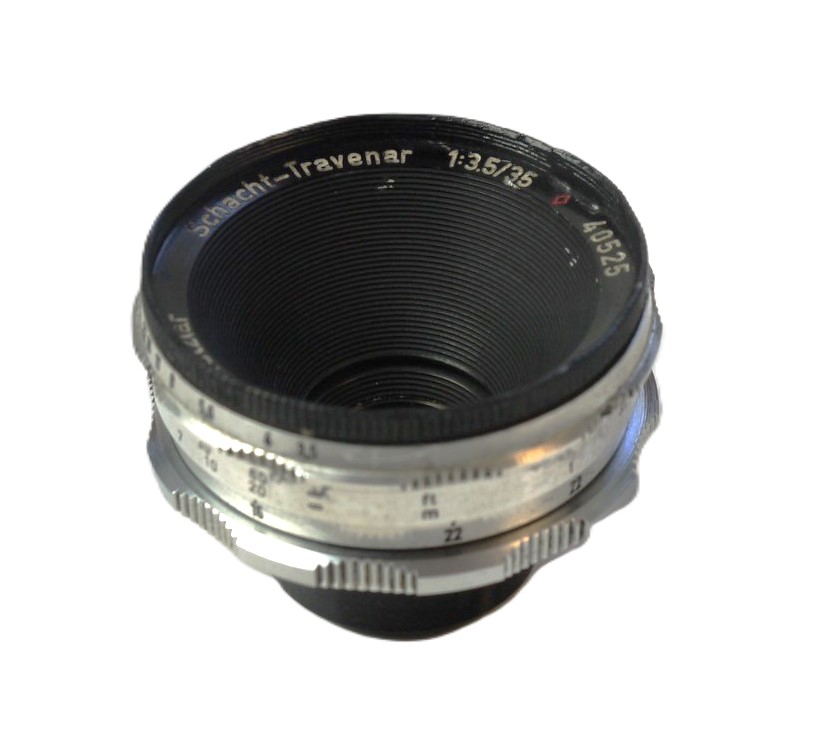mwclassiccameras-20251024-67 Lordomat Schacht 35mm f3.5 Travenar Wide-Angle Lens for the Lordomat cameras. UNCOMMON