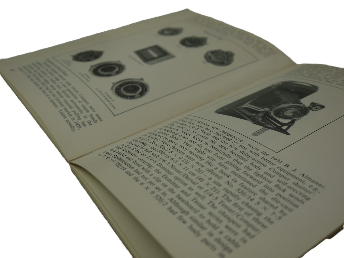 mwclassiccameras-20251030-189 Zeiss Ikon Cameras 1926-39 book by D.B Tubbs c1980. Hardback, with dust cover. 144 pages in English