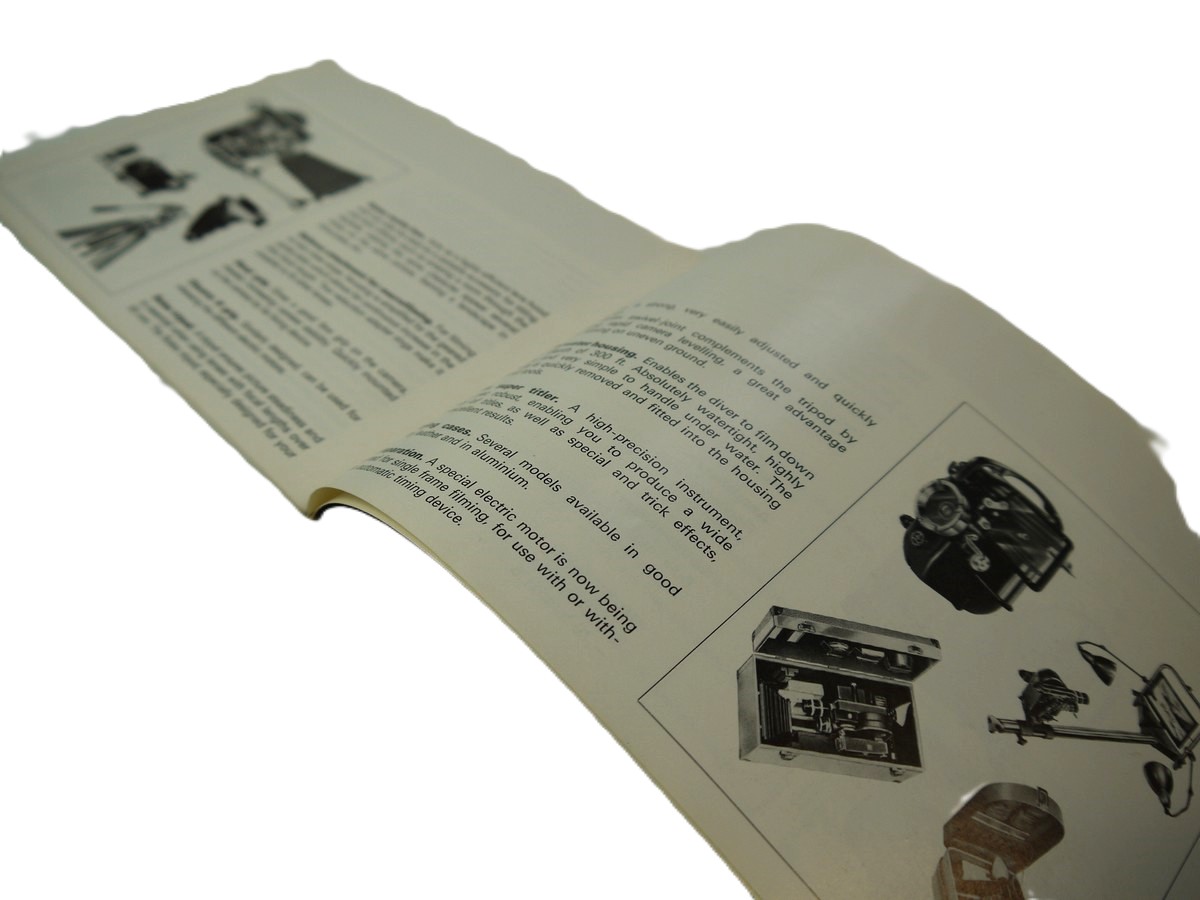 mwclassiccameras-20251030-229 Bolex H16 Reflex Camera Original Instructions. Black Cover. 48 pages in English