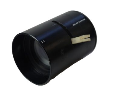 Unbranded British Made Lens/Lens Accessory with Extended Arm-Actuating Iris Diaphragm. Has 1:1 (Macro?) marking. FUNCTION UNKNOWN