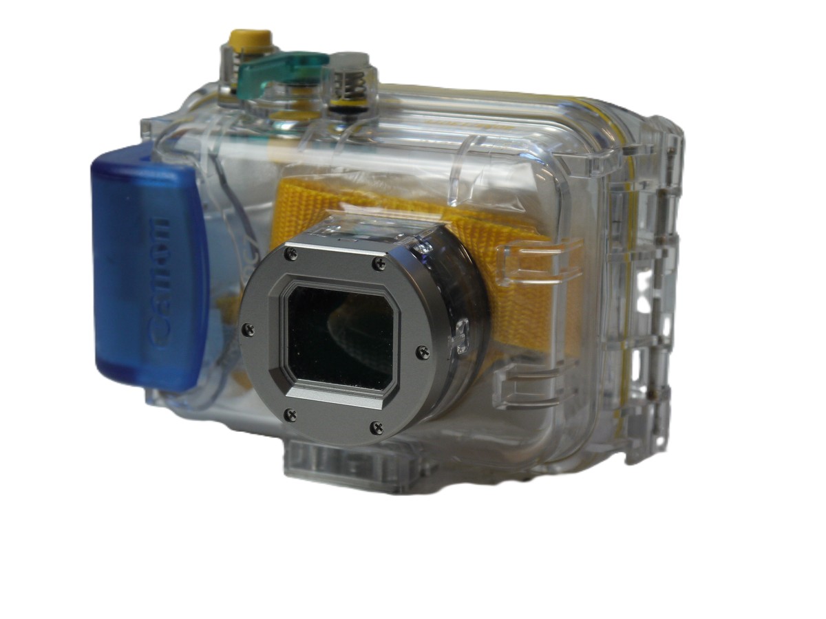 mwclassiccameras-20251030-308 Canon WP-DC7 Waterproof Case for 35mm Powershot SD900 & Ixus Compact Cameras, with Strap