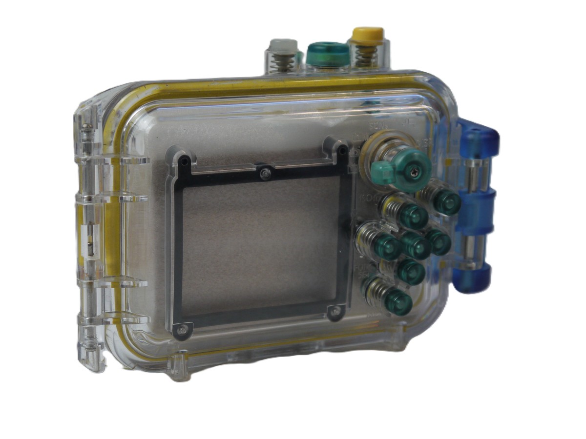 mwclassiccameras-20251030-309 Canon WP-DC7 Waterproof Case for 35mm Powershot SD900 & Ixus Compact Cameras, with Strap
