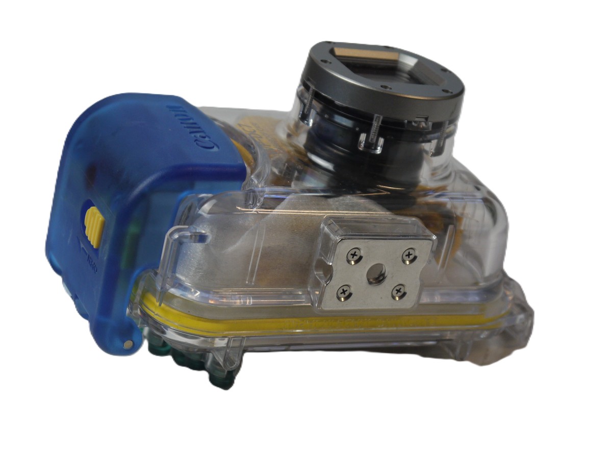 mwclassiccameras-20251030-311 Canon WP-DC7 Waterproof Case for 35mm Powershot SD900 & Ixus Compact Cameras, with Strap