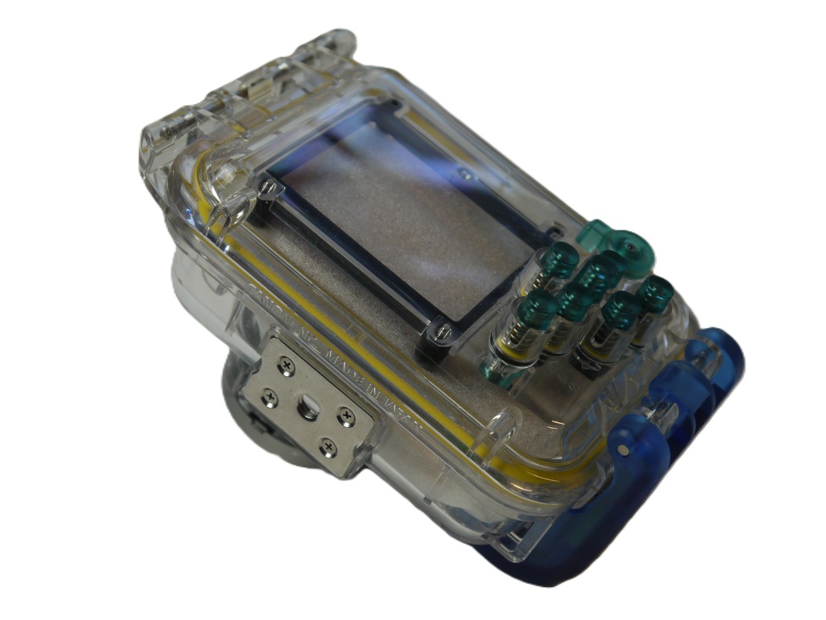 mwclassiccameras-20251030-312 Canon WP-DC7 Waterproof Case for 35mm Powershot SD900 & Ixus Compact Cameras, with Strap