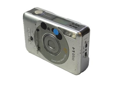 Canon IXUS L-1 35mm APS Compact Camera with Elph Case. UNTESTED - PRESUMED NON-WORKING