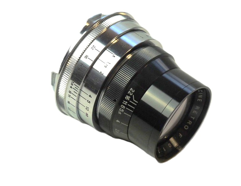 mwclassiccameras-20251114-135 Super Cine Retro 50mm f1.8 Type S1 DELUXE VERSION, Leica M mount lens (No.100078). Claimed to be made from FRENCH SOURCED GLASS in China as a replica of the Angenieux 50mm f1.8 Type S1 Rare lens. With Lens hood, front & rear caps, Numbered Certificate, leather case & Box. From a Limited Production of a few hundred only