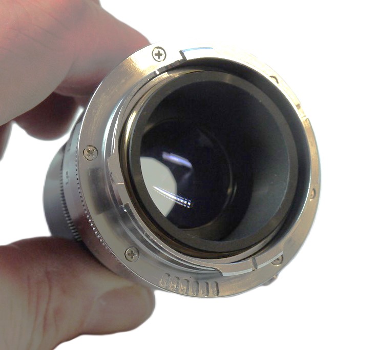 mwclassiccameras-20251114-143 Super Cine Retro 50mm f1.8 Type S1 DELUXE VERSION, Leica M mount lens (No.100078). Claimed to be made from FRENCH SOURCED GLASS in China as a replica of the Angenieux 50mm f1.8 Type S1 Rare lens. With Lens hood, front & rear caps, Numbered Certificate, leather case & Box. From a Limited Production of a few hundred only