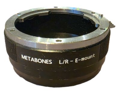 Metabones L/R-E Mount adapter Leica R Lens to Sony E Camera mount adapter