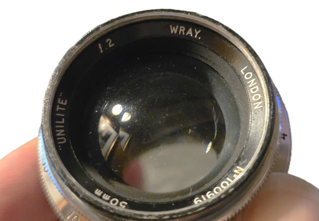 mwc20260213-47 Wray London 50mm f2 Unilite Screw mount Wrayflex lens (No.100919)