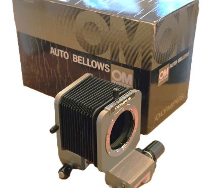 Olympus Auto Bellows for OM mount lenses. With makers box but with NO RAIL
