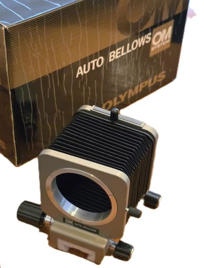 Olympus Auto Bellows for OM mount lenses. With makers box but with NO RAIL