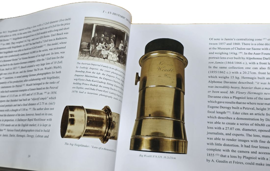 mwc20260313-87 "Voigtlander, Petzval, Dietzler, Busch, Steinheil, Zeiss Photographic Lenses in 19th Century Germany & Austria" by Corrado D'Agostini c2016. Beautiful quality hardbound book. 320 pages in English