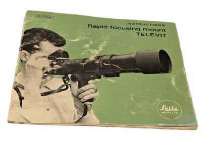 Leitz Original Instructions for the TELEVIT Rapid focusing mount c1967. 16 pages