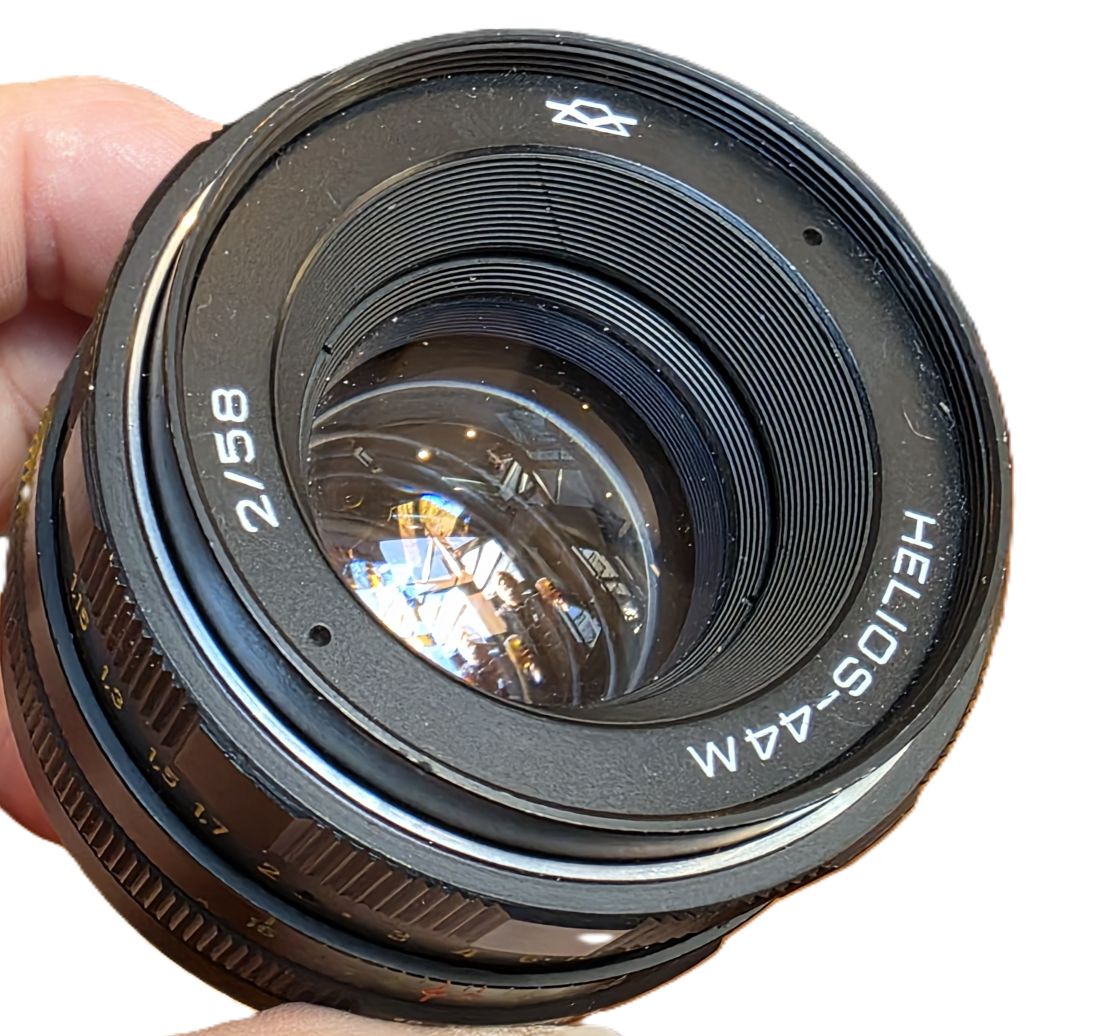 20260410-19 Zenit EM Black 35mm SLR, metered + 58mm f2 Helios-44M M42 lens & ER case