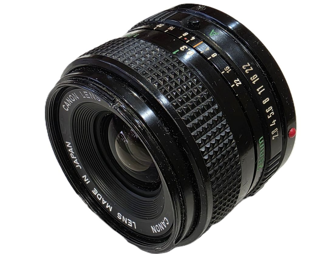 20260424-49 Canon 28mm f2.8 manual focus FD mount lens, with Canon front cap