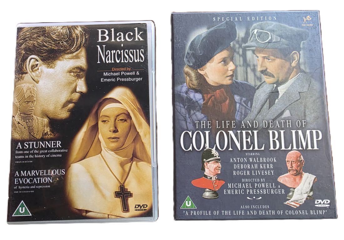 20260501-113 Michael Powell & Emeric Pressburger set of Two DVD Films. The Life and Death of Colonel Blimp + Black Narcissus. One with Special Features. PAL Region 2 (UK)