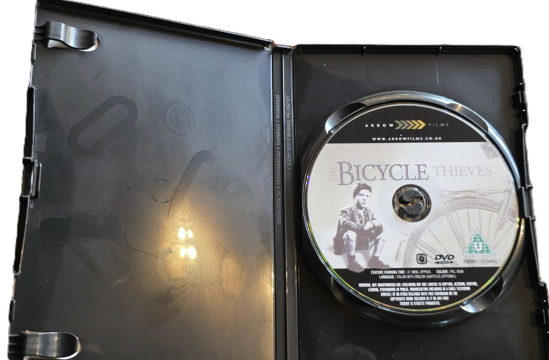 20260501-127 The Bicycle Thieves by Vittorio De Sica. DVD with Special Features. PAL Region 2 (UK)