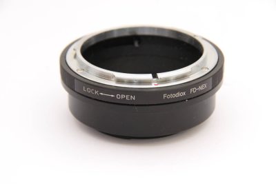 Fotodiox FD-NEX mount adapter for using Canon FD lenses on Sony NEX E mount digital cameras