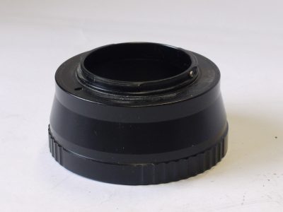 Pixco OM-m4/3 mount adapter for using OM lenses on Micro Four Thirds cameras + rear cap