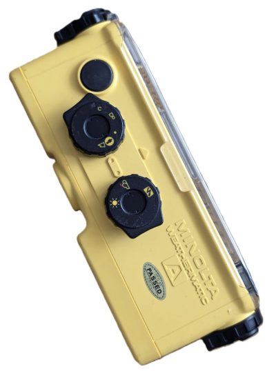 Minolta Weathermatic A Yellow 110 Water-Resistant/Underwater camera