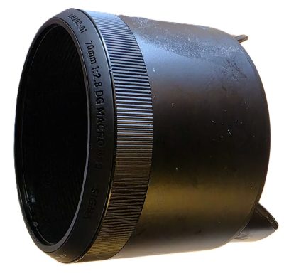 Sigma LH708-01 Bayonet lens hood for the 70mm f2.8 DG Macro lens