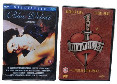 Set of Two David Lynch DVDs. Blue Velvet + Wild At Heart. Region 2 (UK)