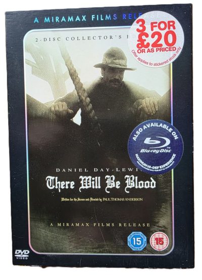 There Will Be Blood by Paul Thomas Anderson DVD 2-Disc Collectors Edition. Region 2 (UK)