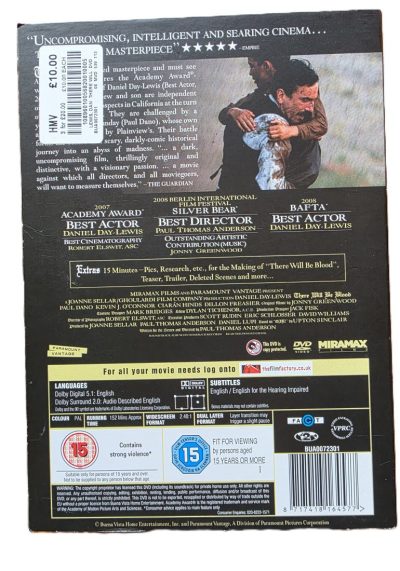 There Will Be Blood by Paul Thomas Anderson DVD 2-Disc Collectors Edition. Region 2 (UK)