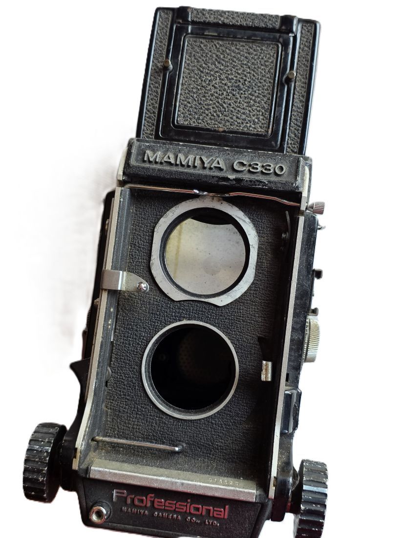 20260522-34 Mamiya C330 6x6 Medium Format TLR body only, with Waist-level finder