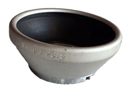 Zeiss Ikon 28.5mm push-on white metal lens hood (1110)