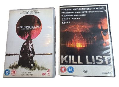 Set of Two DVDs from Ben Wheatley. Kill List & A Field in England. Both with Speical Features. PAL/Region 2 (UK)